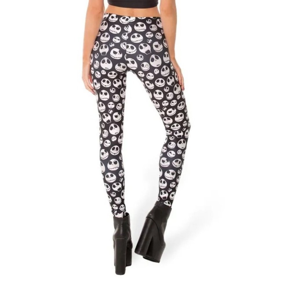 *Limited & Brand New* Black Milk Clothing JACK SKELLINGTON LEGGINGS XS